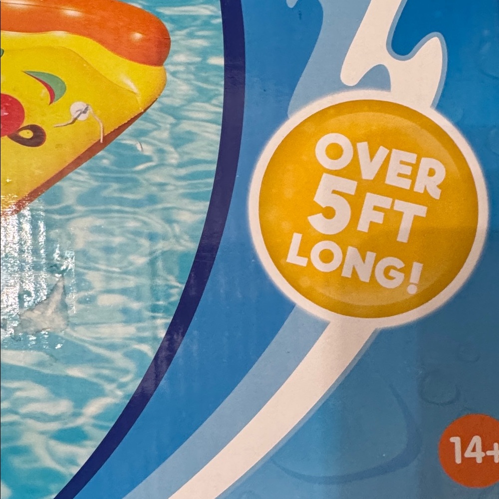 Joyin Giant Inflatable Supreme Pizza Slice Pool Raft Durable Summer Fun Swimming - Picture 3 of 7